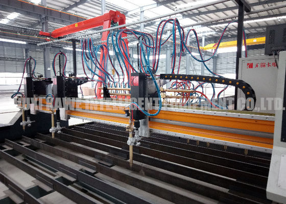 ألواح الصلب CNC Oxyfuel Flame Plasma Cut Table 2500mm CE