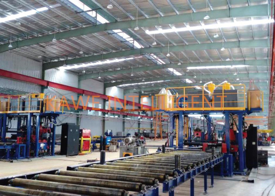 H Beam End Tack سحب من خلال آلة اللحام بسمك 5-12 مم