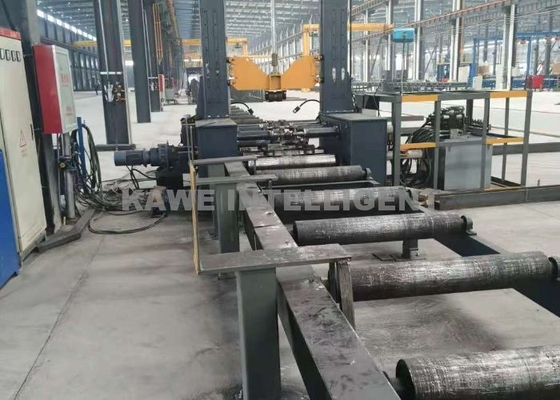 خط إنتاج العارضة CNC H آلة تجميع العارضة الفولاذية الرمادية