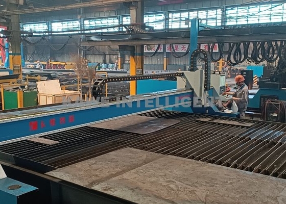 كبير جسر الامتداد CNC آلة قطع البلازما طاولة قطع المعادن بالبلازما 200mm الشعلة